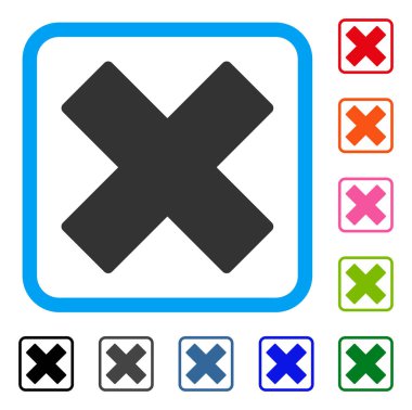 X-Cross çerçeveli simgesini silmek