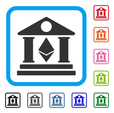 Ethereum Banka Binası simgesi çerçeveli