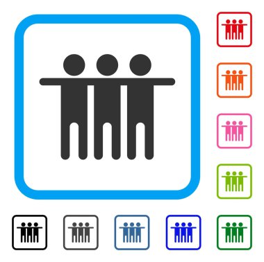 Dostluk simgesi çerçeveli