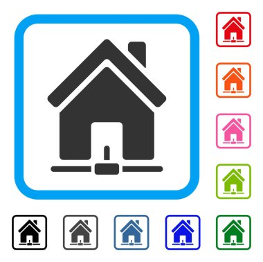 Ev Internet bağlantısı simgesini çerçeveli