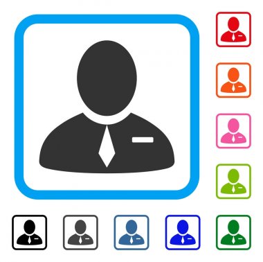 Avukat simgesi çerçeveli