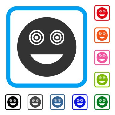 Kızgın Surat simgesi çerçeveli