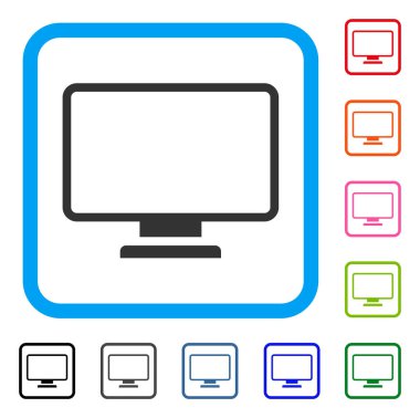 Monitör simgesini çerçeveli