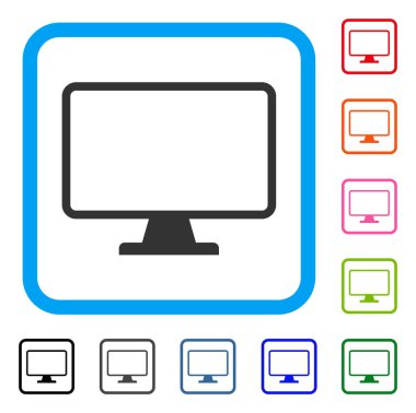 Monitör simgesini çerçeveli