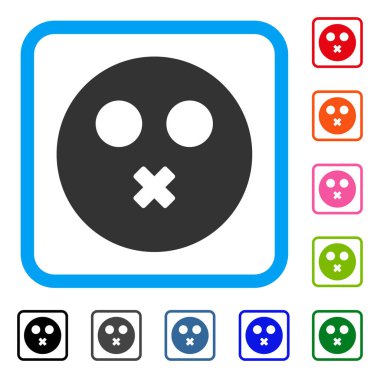 Sessiz Smiley simgesi çerçeveli