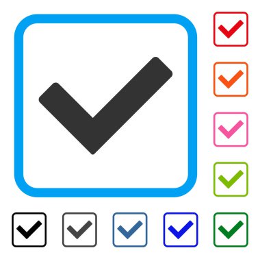 Tamam simge çerçeveli