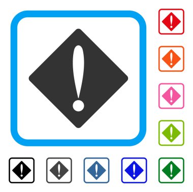 Sorun simgesi çerçeveli