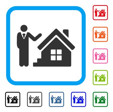 Realty Aracısı simgesini çerçeveli