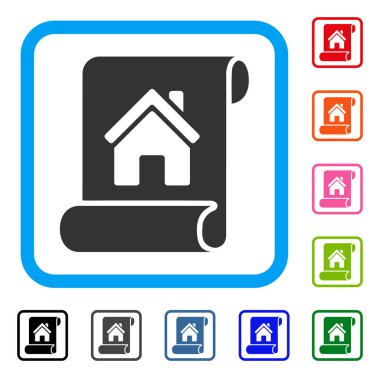 Realty açıklama Roll simgesi çerçeveli