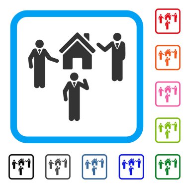 Realty konuşmamız kişilerin çerçeveli simgesi