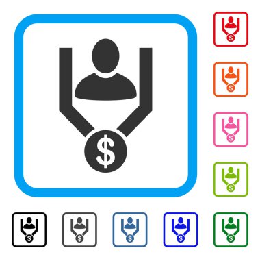 Satış Huni simgesi çerçeveli