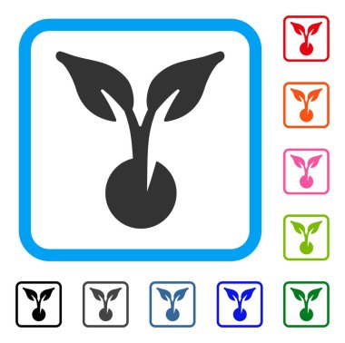 Tohum Filiz simgesi çerçeveli