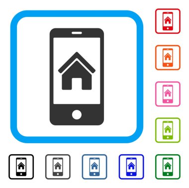 Smartphone ana simgesi çerçeveli