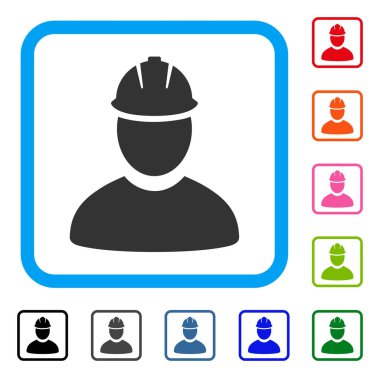 Alt simge çerçeveli