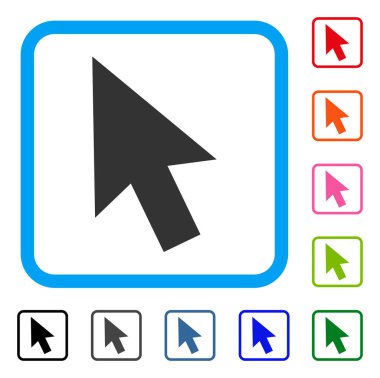 İmleç ok simgesi çerçeveli