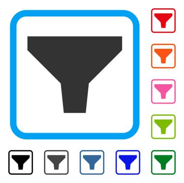 Filtre simgesi çerçeveli