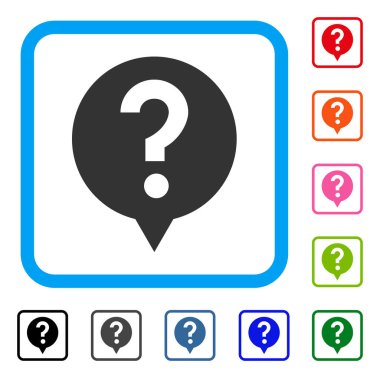 Yardım balonu simgesini çerçeveli