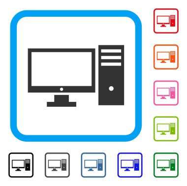 Kişisel bilgisayar simgesini çerçeveli