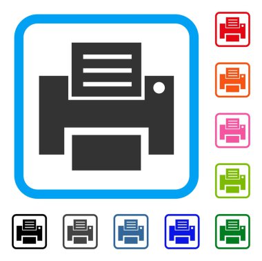 Yazdır simgesini çerçeveli