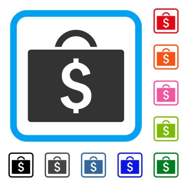 Ticari Evrak Çantası simgesini çerçeveli