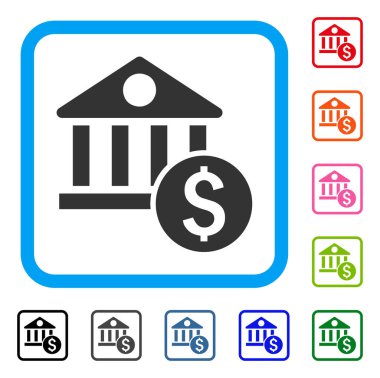 Doları banka simgesi çerçeveli