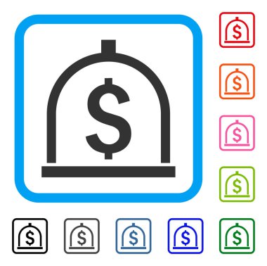 Doları mevduat simgesi çerçeveli