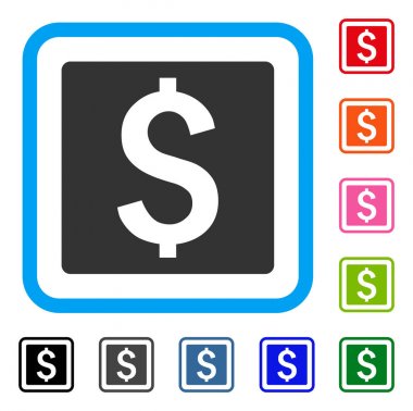 Finans simgesi çerçeveli