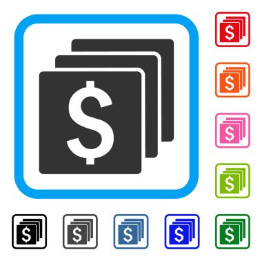 Finans simgesi çerçeveli