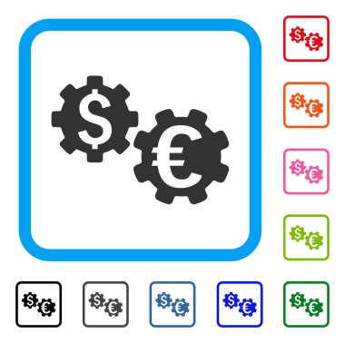 Uluslararası mali mekaniği simgesi çerçeveli