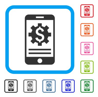 Mobil banka Seçenekleri simgesini çerçeveli