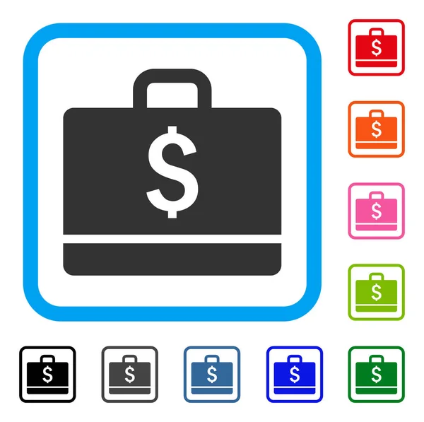 Ícone emoldurado contabilidade —  Vetores de Stock