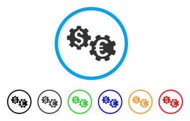 Uluslararası mali mekaniği yuvarlak simge