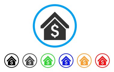 Kredi Mortgage yuvarlak simge