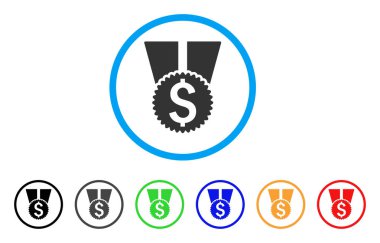 Para ödülü yuvarlak simge