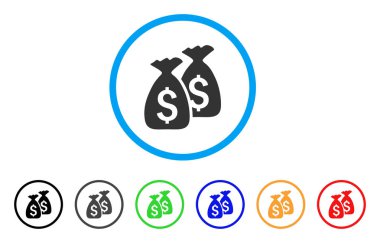 Para çantası yuvarlak simge