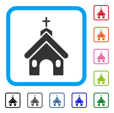 Kilise kutsal kişilerin resmi çerçeveli