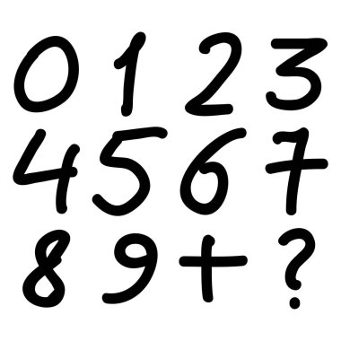 Ondalık basamak karalama kroki