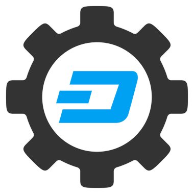 Çizgi seçenekleri vites düz vektör simgesi