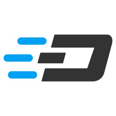 Göndermek hızlı çizgi düz vektör simgesi