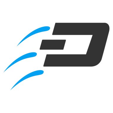 Çizgi düz vektör simge göndermek