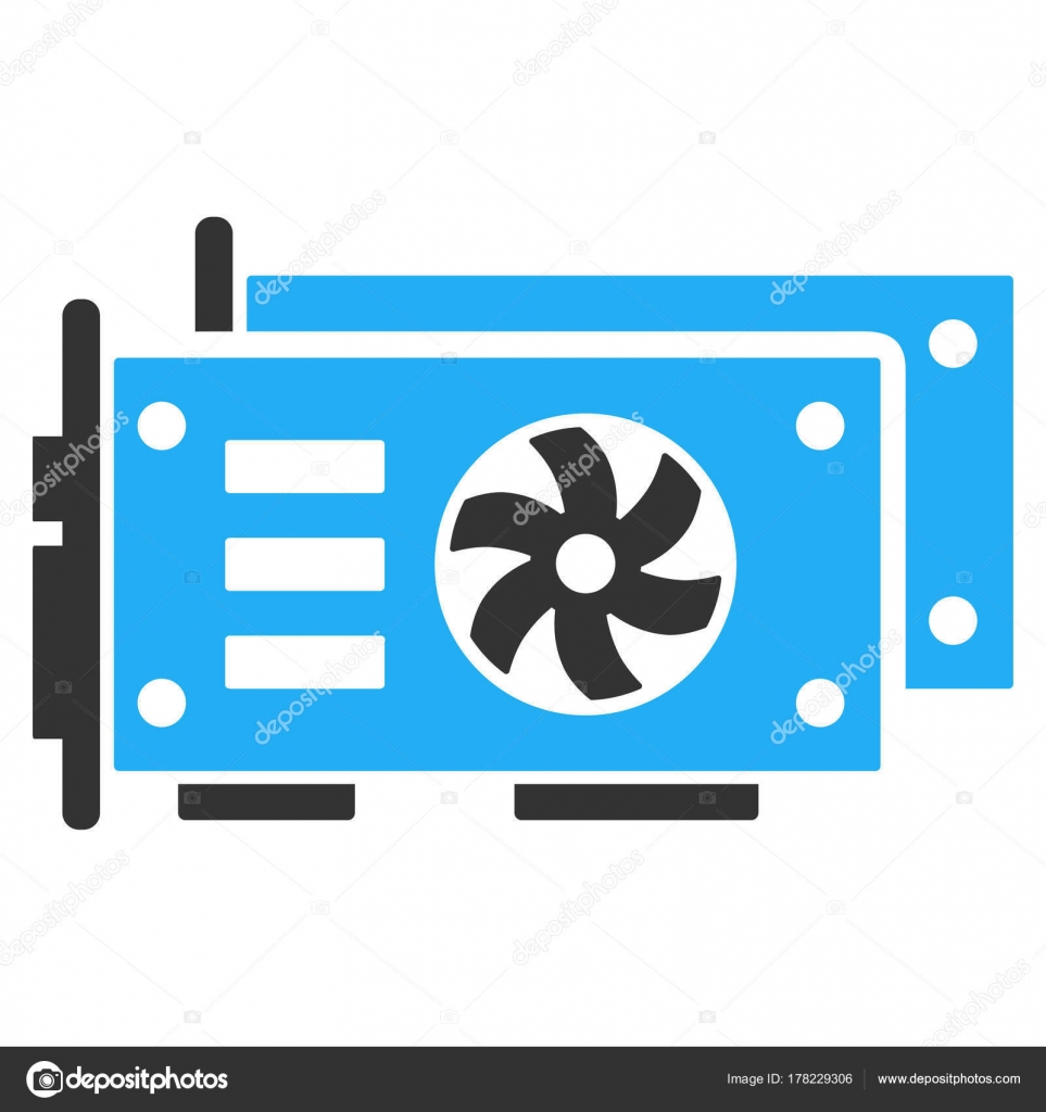 Gpu Video Cards Flat Icon — Stock Vector © ahasoft #178229306