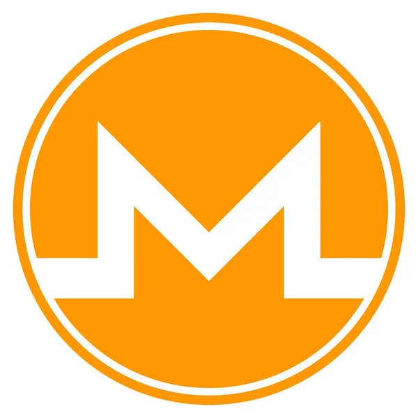 Monero コイン フラット アイコン — ストックベクタ