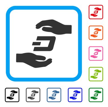 Dash eller simgesini çerçeveli