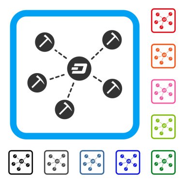 Dash incelemesi ağ simgesini çerçeveli