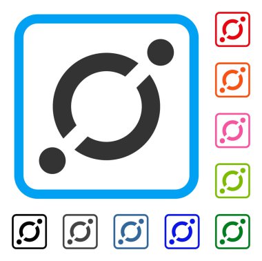 Düğüm bağlantı simgesi çerçeveli