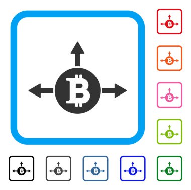 Simge Bitcoin değişken yönleri çerçeveli