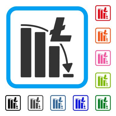 Litecoin Epic Fail grafik simge çerçeveli