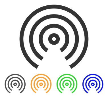 Atlayış Merkezi vektör simgesi