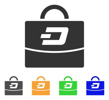 Dash muhasebe büyük vektör simgesi
