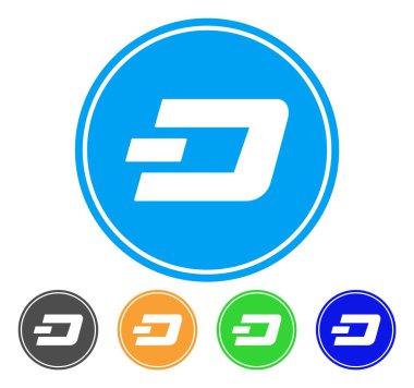 Dash sikke vektör simgesi